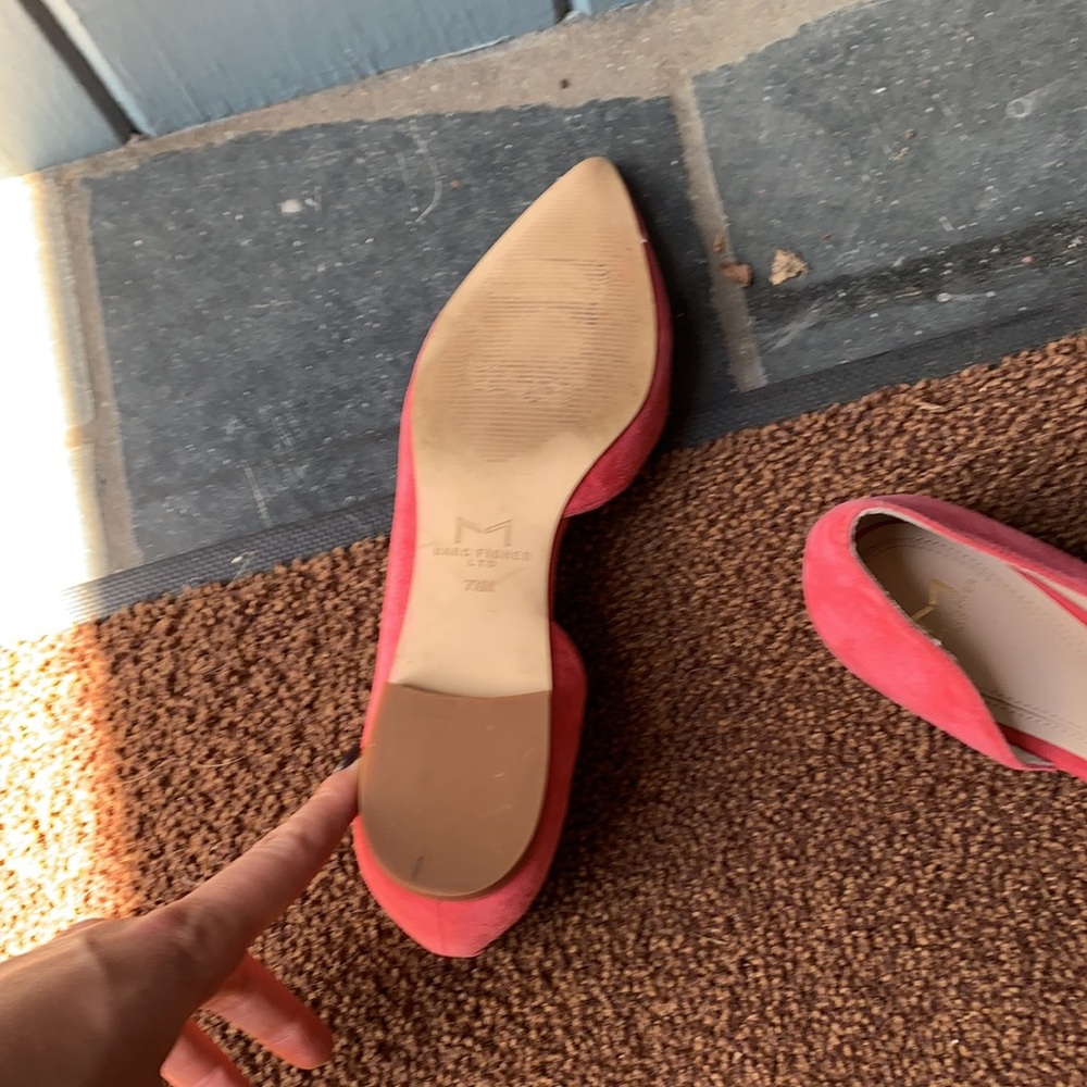 Marc Fisher D’orsay flats pink 7.5 - Picture 3 of 5